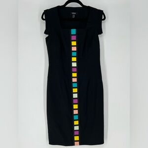 NISSA black sheath dress